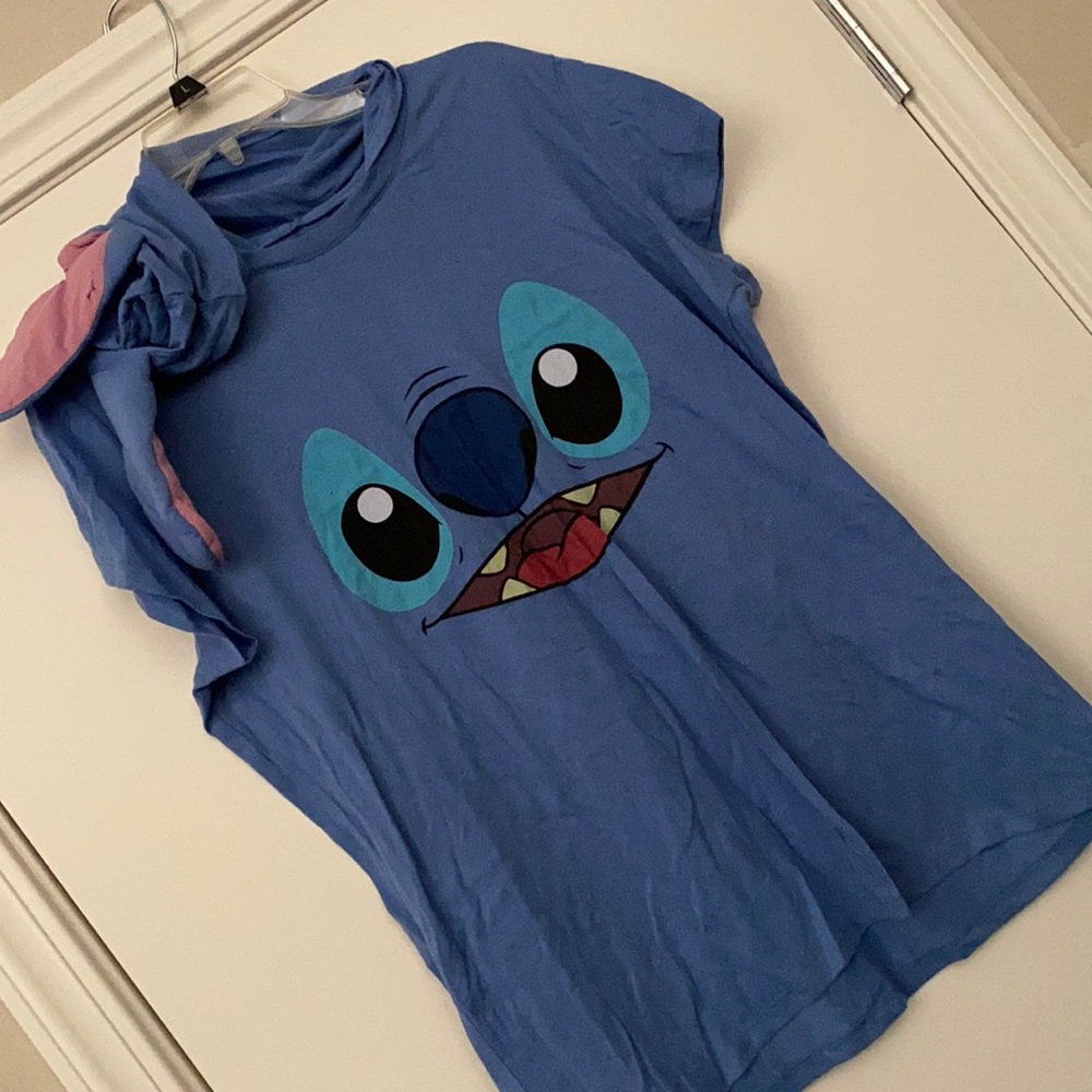 Disney Stitch hooded T-shirt!  Sz xxxl